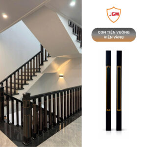 con tiện vuông viền vàng